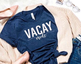 Urlaub Mode Shirt, Urlaub Shirt, Urlaub Shirts für Frauen, lustiges Reise Shirt, Vacay Mode, Urlaub Tees, Geschenk für Reisende,Frauen Reise Shirt