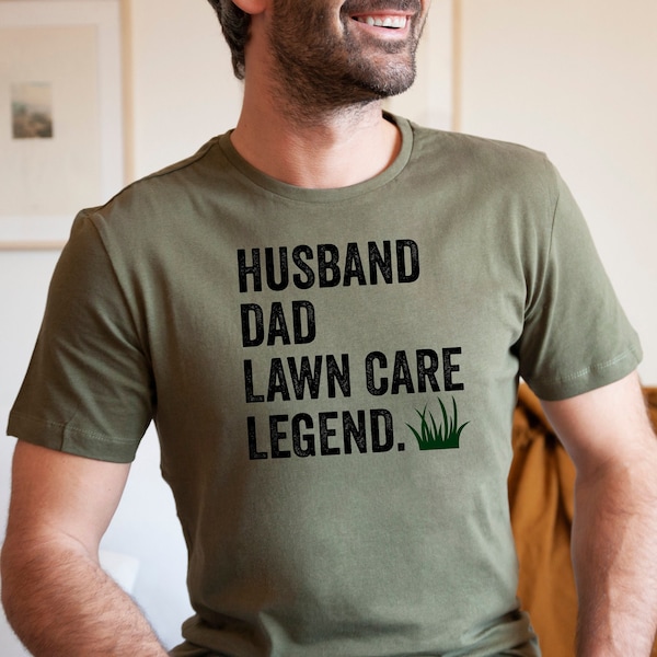 Husband Dad Lawn Care Legend Shirt, For Husband, Fathers Day Shirt, Husband Gift, Gardening Shirt, Gifts For Husband, Best Husband Gift