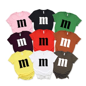 M and M Shirt, Halloween Shirts, Halloween Costume, Matching Shirts, Halloween Gifts, Group Shirts, Group Gifts, Halloween Sweatshirt