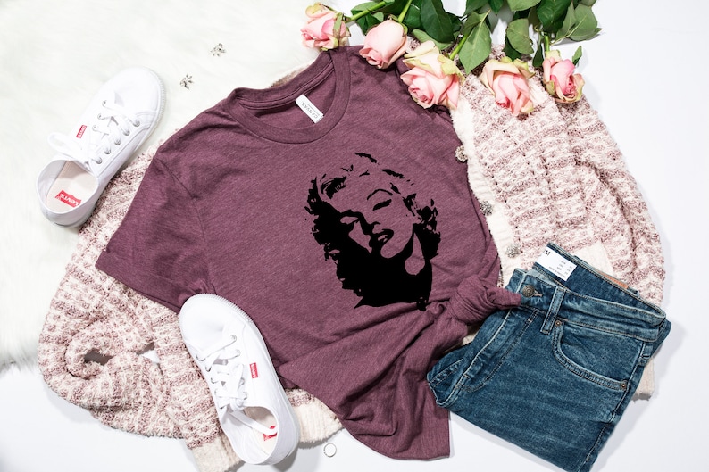 Mothers Day Gift Gift For Her Vintage Marilyn Monroe Tshirt Marilyn Monroe Portrait Shirt Marilyn Monroe Shirt Marilyn Monroe Fun Shirt