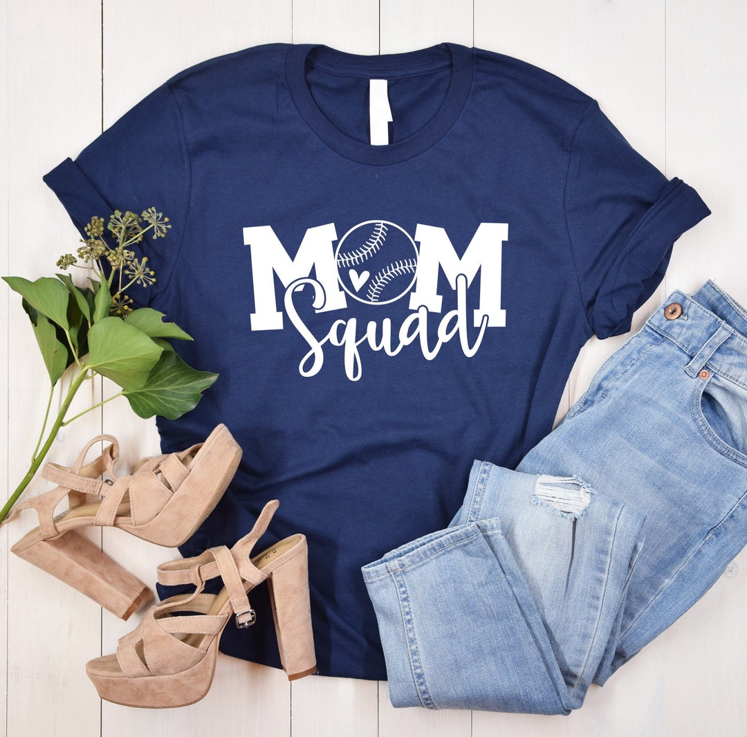 Baseball Mom Squad Shirt, Baseball Shirt, Baseball Mom Shirt, Funny