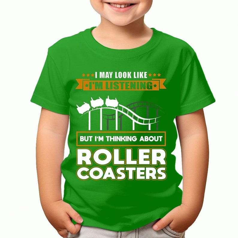 Coaster Merch Funny Roller Coaster T-shirt Thrill Seekers Humorous Amusement Park Tee ...