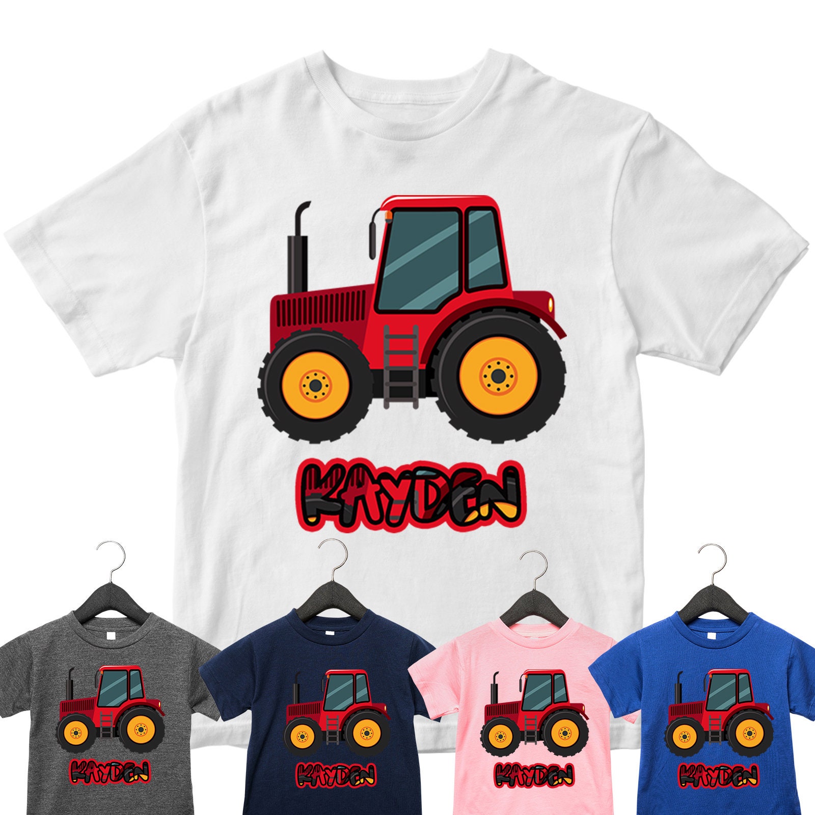 Kleding Jongenskleding Tops & T-shirts T-shirts Girl Pumpkin Patch Tractor Shirt/Autumn Girl Shirt/Tractor-Trailer Shirt/Holiday Shirt/Toddler Shirt/Custom Wagon Shirt 
