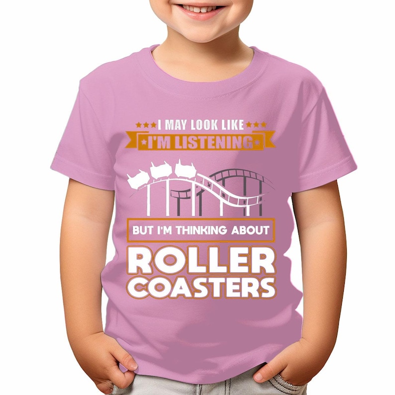 Coaster Merch Funny Roller Coaster T-shirt Thrill Seekers Humorous Amusement Park Tee ...