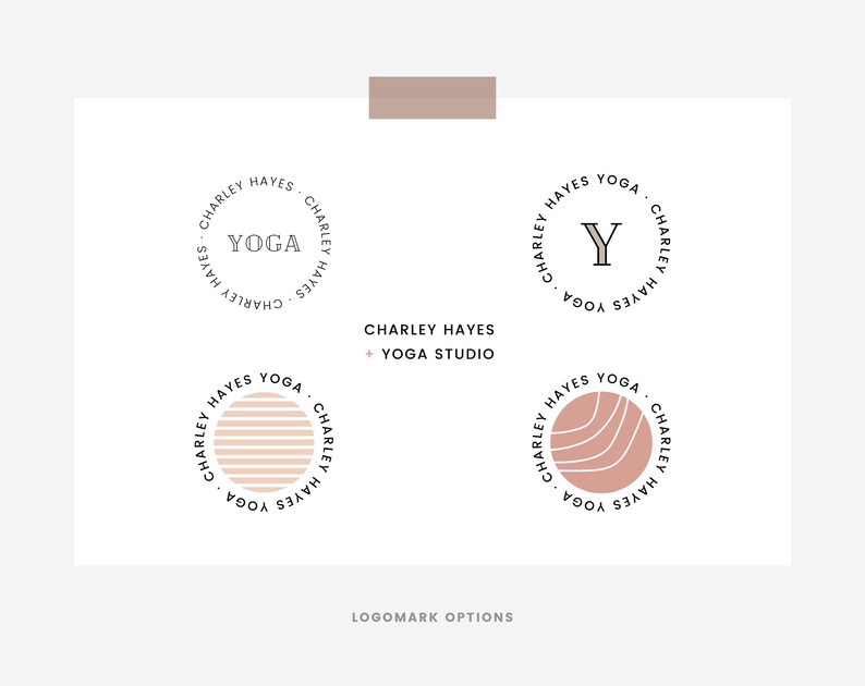 Logos de yoga pour Canva Logo de bien-être Logo holistique - Etsy France