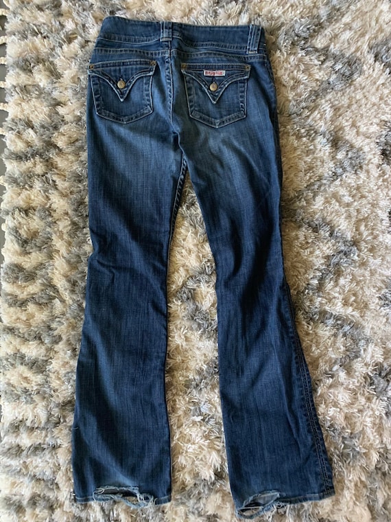 Jean Femme NY&CO Bootcut - Taille 28x31 - Bleu Foncé - Low Rise - Vintage