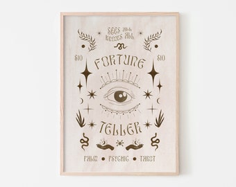 Fortune Teller Sign - Etsy