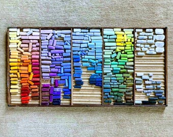 Große Studio Pastell Box - (für 600 halbe Pastellstifte) - keine Pastelle enthalten