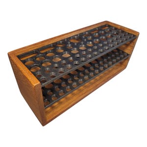 General Hardwood Brush/Tool Organizer - For Artists, Potters, Makers and Makeup Artists - Holds up to 68 Brushes