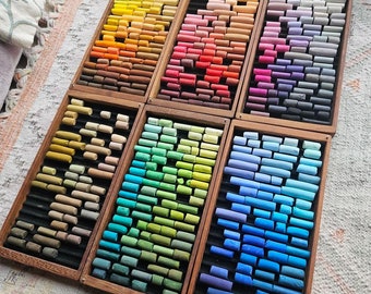 Modular/Stackable Pastel Boxes - (Each module holds 100 half sticks of pastel) - No Pastels Included