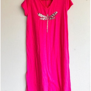 summer dress in pink