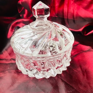 lead crystal sugar bowl