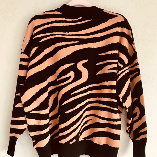 Pullover mit Zebra Muster