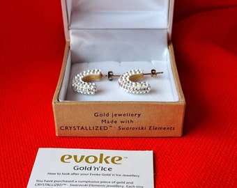 Evoke Gold n Rice Earrings in Box and Previous owned