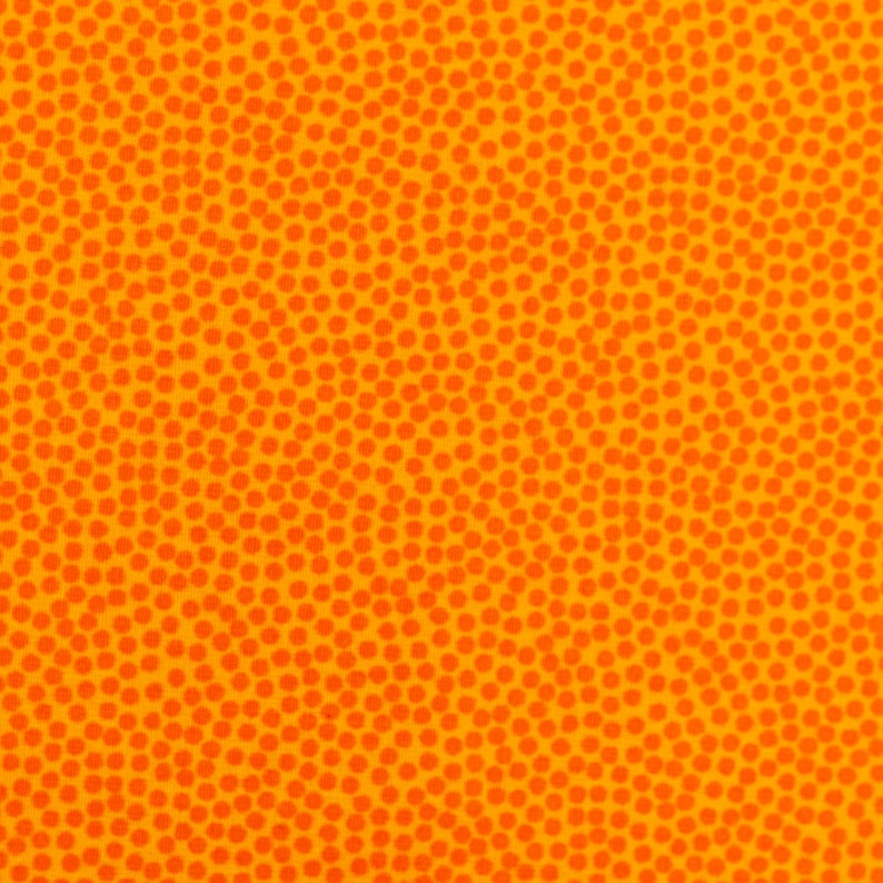 Webware Punkte, verschiedene Farben, 100% Baumwolle, Dotty by Swafing, Stoff gepunktet Meterware Orange