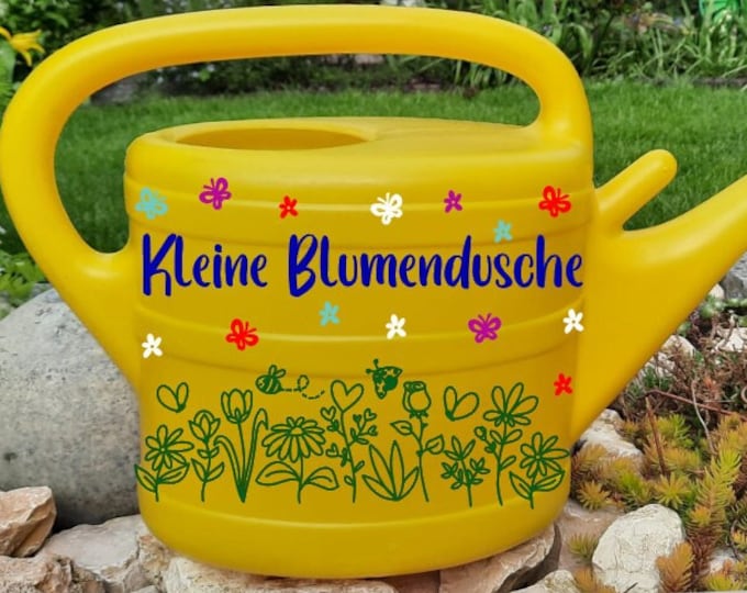 Geldgeschenk Gießkanne ROT mit Spruch Etsy.de