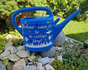 Watering can, personalized, special occasions, kindergarten farewell, cash gift, wedding, gravel can, retirement, pension