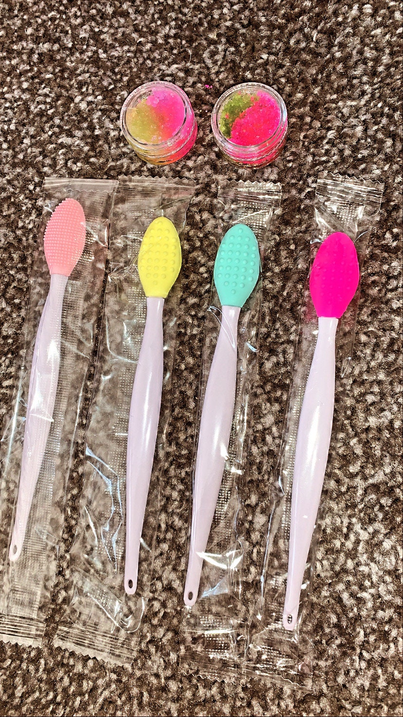 Watermelon Lip scrub and applicator Etsy