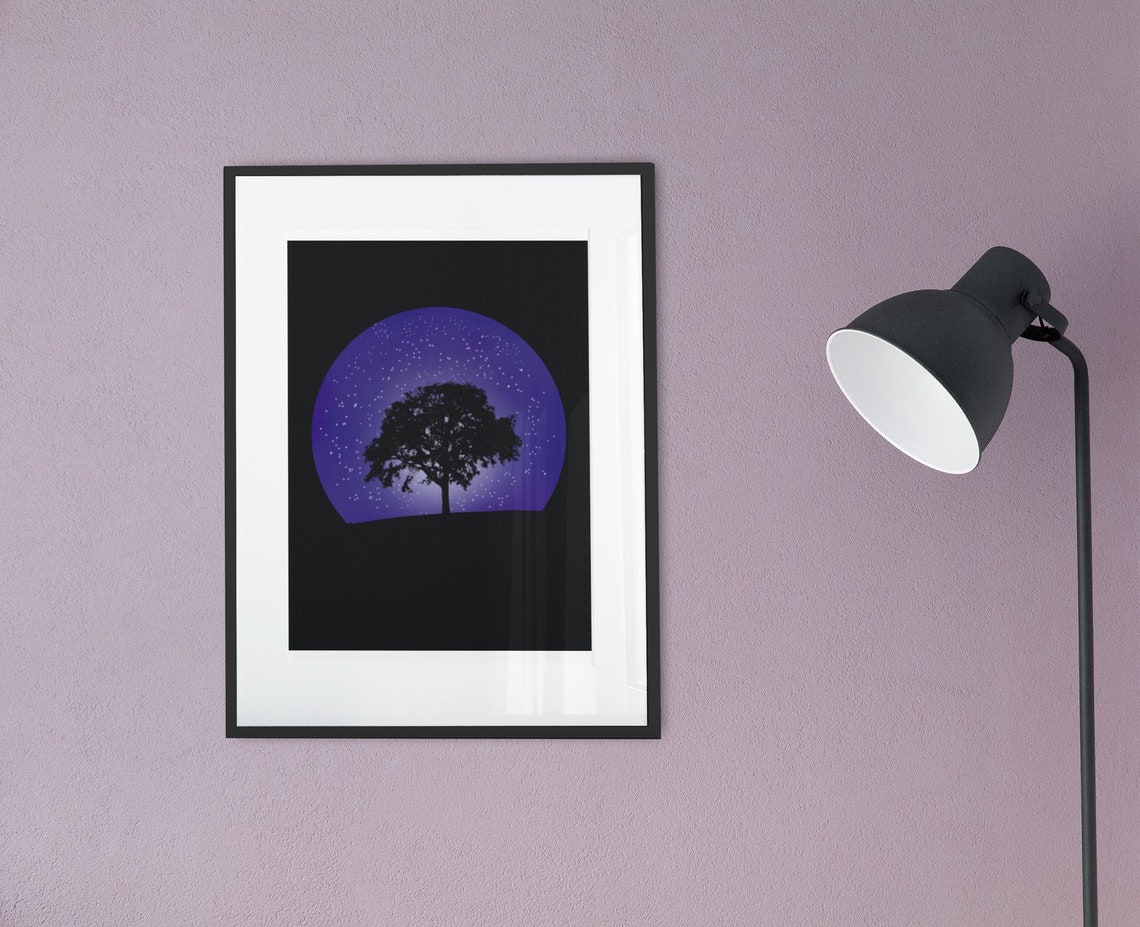 Printable wall art Silhouette Wall Art Instant Download Art Etsy