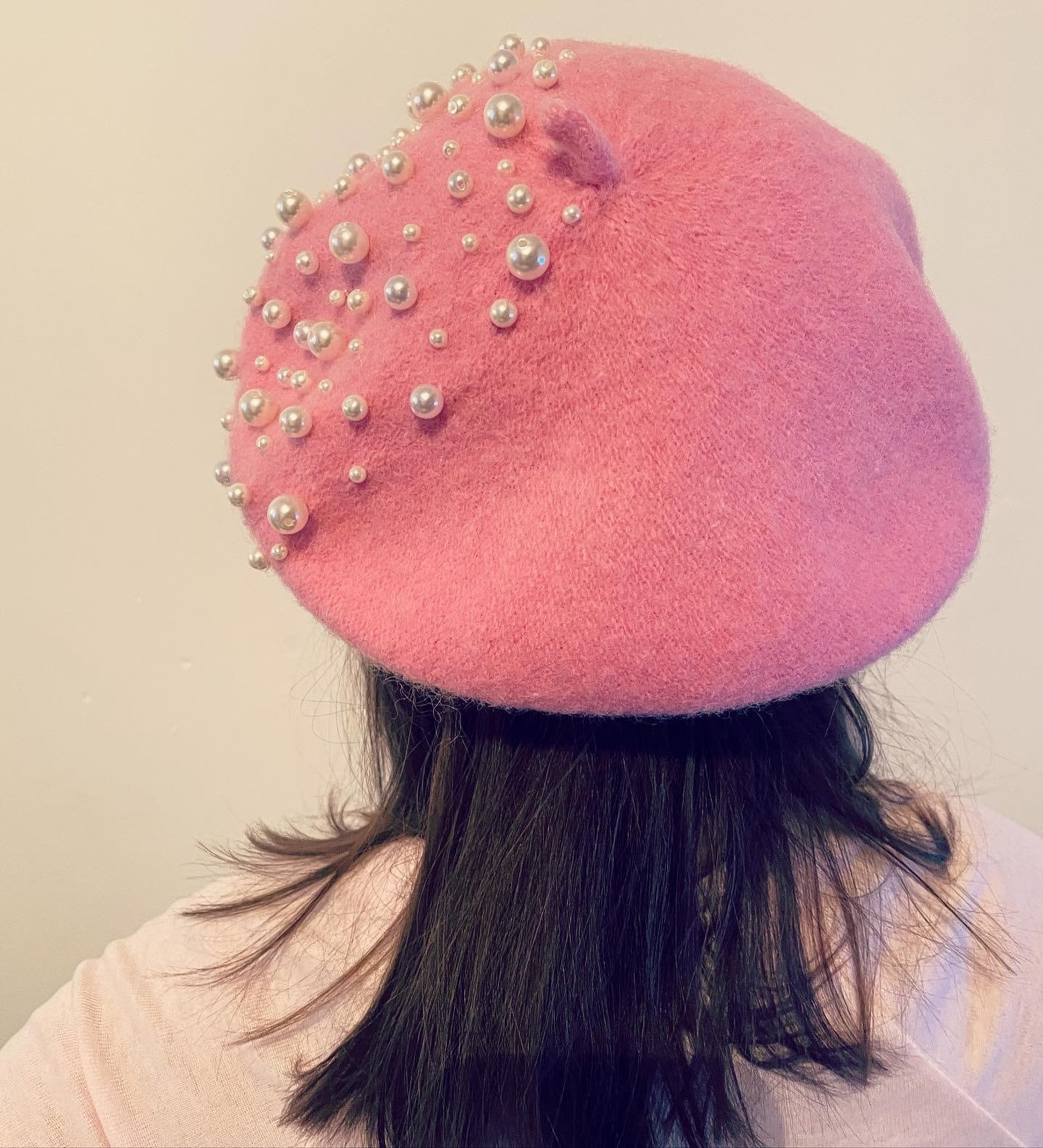 Little Girls Berets with Hand Sewn Pearls/ Unique Accessories Etsy