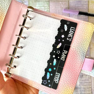 Gruselige Planer Divider: Ringbuch und Disc Journal Einlagen