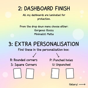 Floral Monogram Planner Dashboard: Customised A5 A6 B6 Binder Inserts image 5
