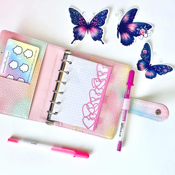 Pastel Heart Planner Dividers: A5 A6 A7, Ring Binders and Disc Journal Page Markers - Etsy Pastel Heart Planner Dividers: A5 A6 A7, Ring Binders and Disc Journal Page Markers - Etsy