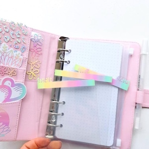 Rainbow Top Tab Planner Dividers: A5, A6, Personal & Disc Happy Planner