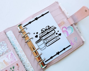 student planner ut Book Planner Dashboard, Minimalist Planner Divider, A5 binder, Student Planner, Gift for Planner, True A6 Planner, B6 Planner Insert, 6 ring