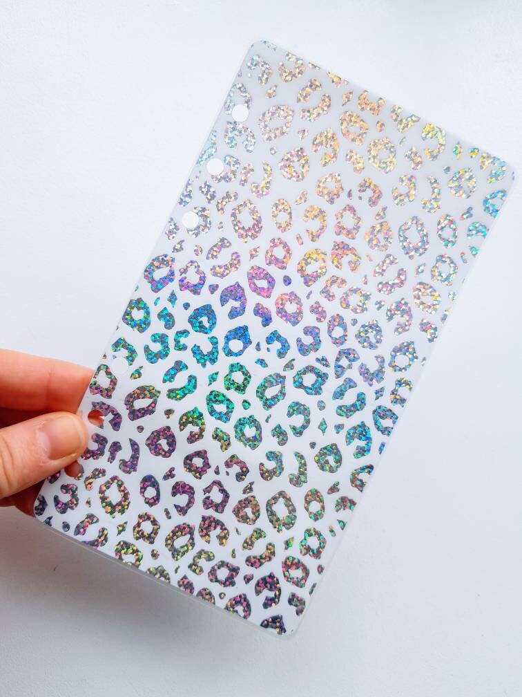 Holographic Leopard Print Planner Dashboard: Ring Binder Insert - Etsy ...