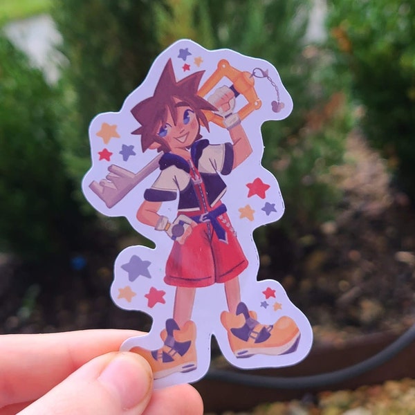 Pegatina de Kingdom Hearts de Sora