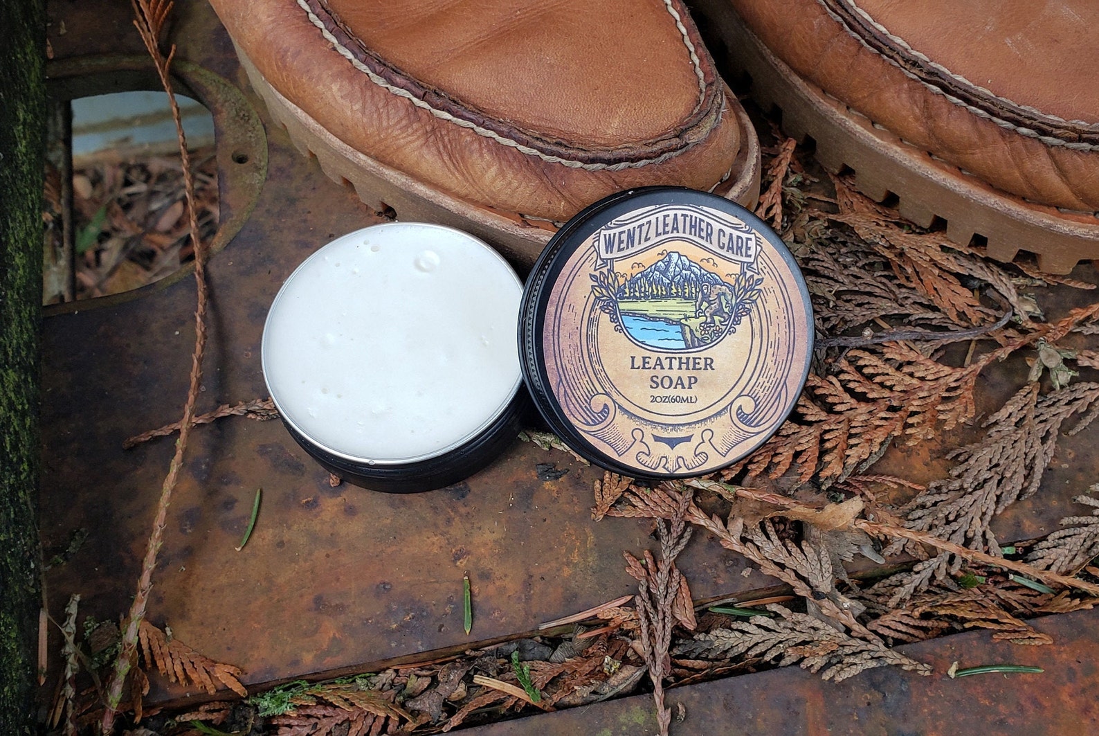 Natural Leather Soap Saddle Soap Etsy