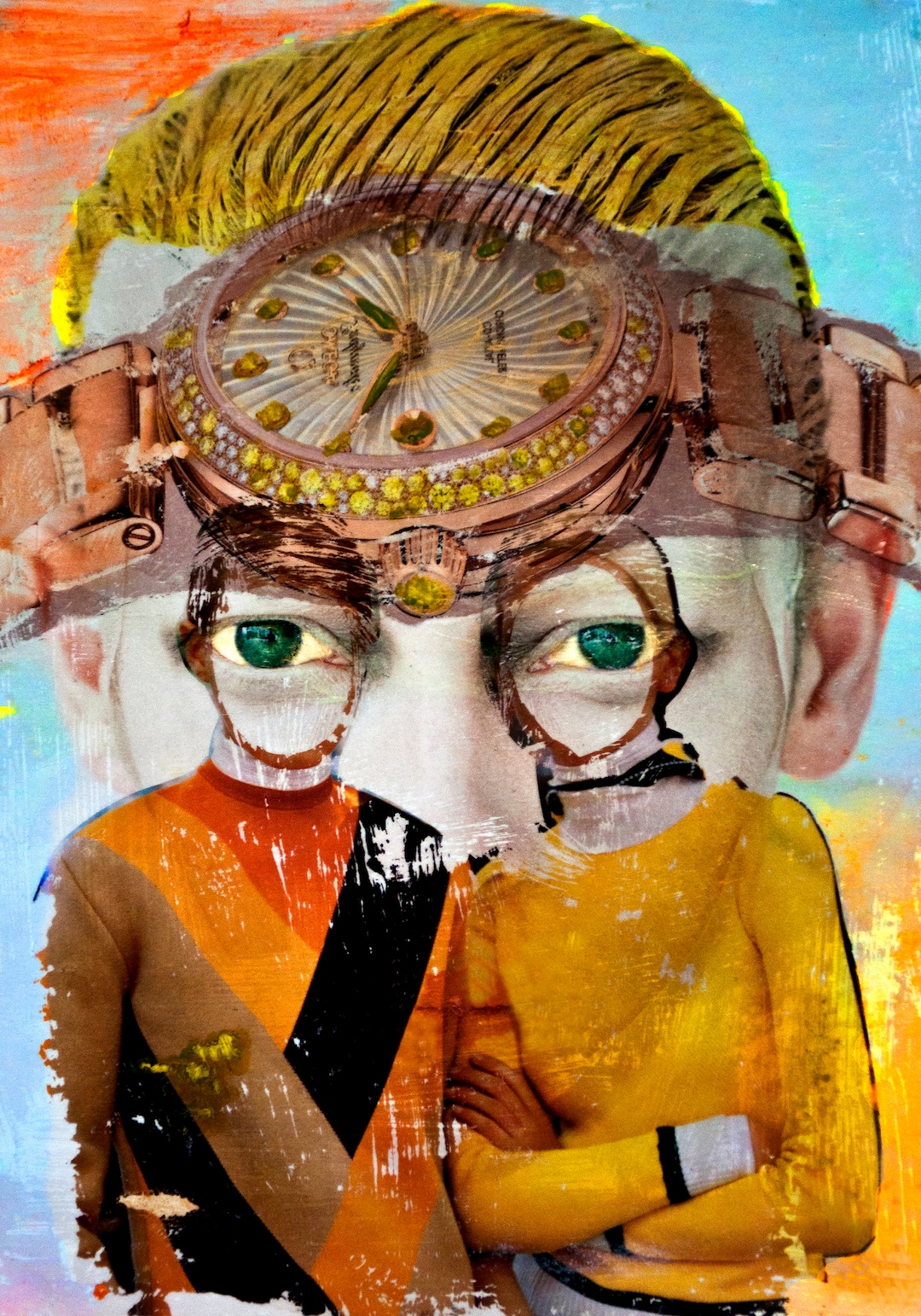 Magazine Collage Art Digital Instant Print Collage Printable Collage Digital Mixed Media Collage