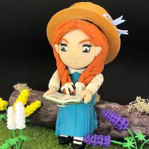 Anne Shirley Anne of Green Gables Polymer Clay Figurine