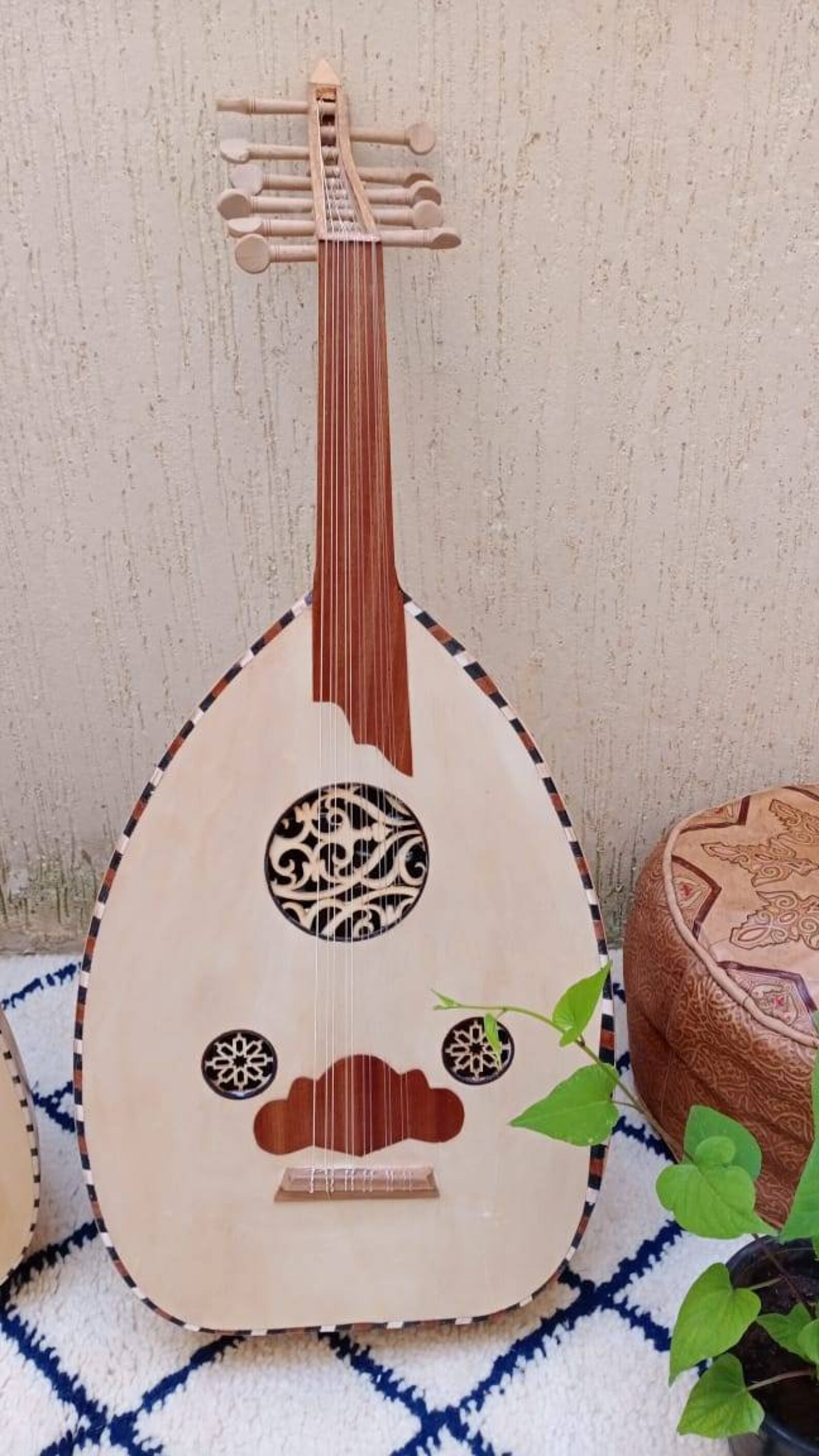Oud Lute Instrument Musical Arabic Oud String Instruments Etsy