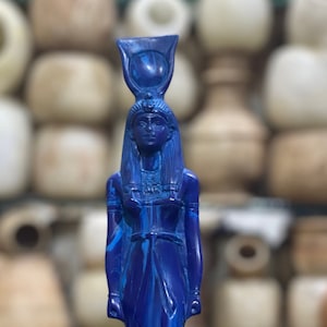 Egyptian Goddess Hathor statue, Beautiful Goddess Hathor, Egyptian Hathor -Made In Egypt