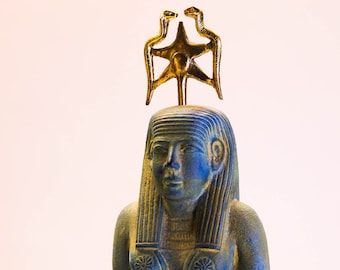 Rare Goddess Seshat goddess of writing & measurement, Egyptian Seshat, Handmade statues, Made in Egypt