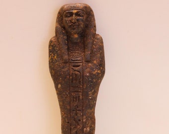 Egyptian Ushabti, Rare replica artifact ushabti made from natural Granite stone, replica Ushabti, Museum's artifacts.