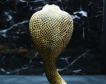 Egyptian Cobra snake statue, Egyptian Uraeus. large cobra, Egyptian cobra, made in Egypt with care and love