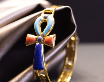 Marvelous bracelet of Egyptian Ankh , handmade in Egypt with care and love