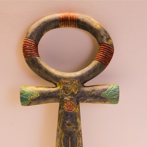 Ancient Egyptian Key of Life Ankh, made from Basalt stone, Egyptian Ankh, made in Egypt with care and love