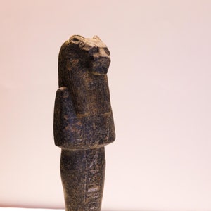 Great Ancient Egyptian Sekhmet Goddess, Goddess Sekhmet statue made from Granite stone, made in Egypt with care and love