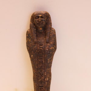 Egyptian Ushabti, Rare replica artifact ushabti made from natural Granite stone, replica Ushabti, Museum&#39;s artifacts.