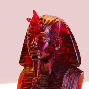Rare Replica of Egyptian King Tutankhamun&#39;s mask, home decor Masks, Egyptian decor, King Tutankhamun, made in Egypt with care and love