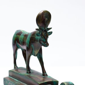 Egyptian Goddess Hathor as a cow, Goddess of solar, Goddess of the Sky.