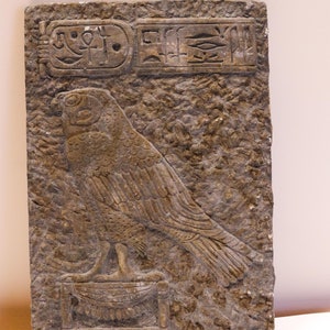 Beautiful Egyptian God Horus Wall Relief, Horus statue, Falcon God.
