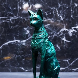 Gorgeous Egyptian Bastet cat, Goddess Bastet Egyptian Cat. Egyptian cat statue for sale.