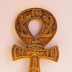 Ancient Egyptian Ankh - Key of Life - Egyptian Key - Made with Egyptian Hands & Soul with care and love.
