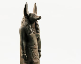 Ancient Egyptian God Anubis, God of Afterlife, Ancient Egyptian Jackal God Anubis