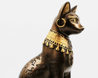 Ancient Egyptian Goddess Bastet, Ancient Egyptian Cat, Bastet the cat. Egyptian cat  for sale, Made In egypt, Mother's Day Gift